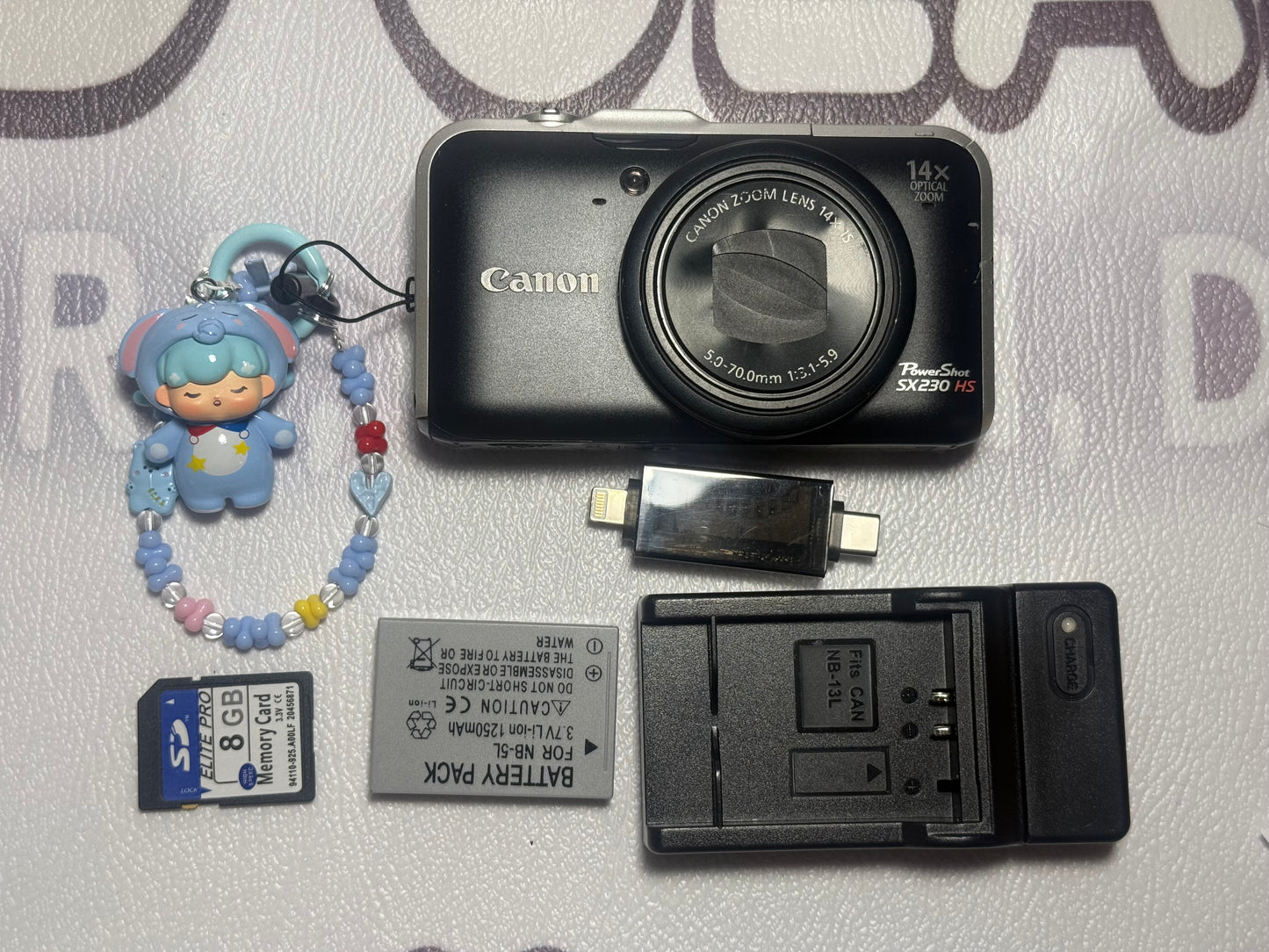 Canon PowerShot SX230 HS Digital Camera 12.1MP 14x Optical Zoom Auto Focus Black