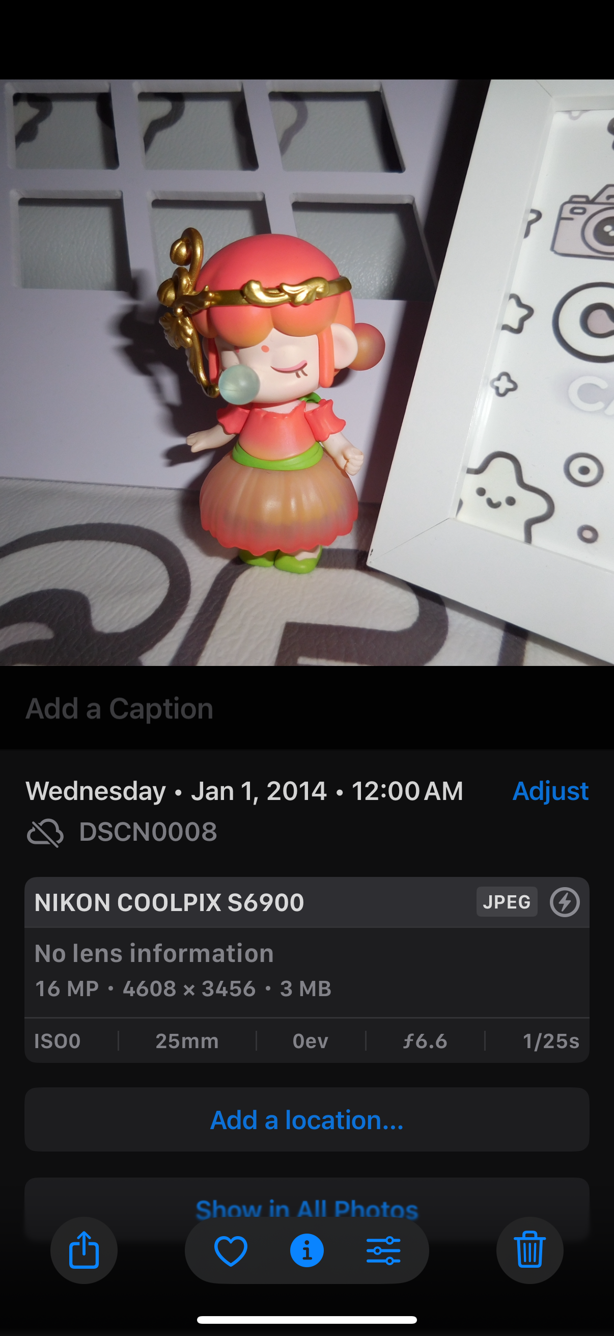 Nikon COOLPIX S6900 16.0MP Digital Camera - White