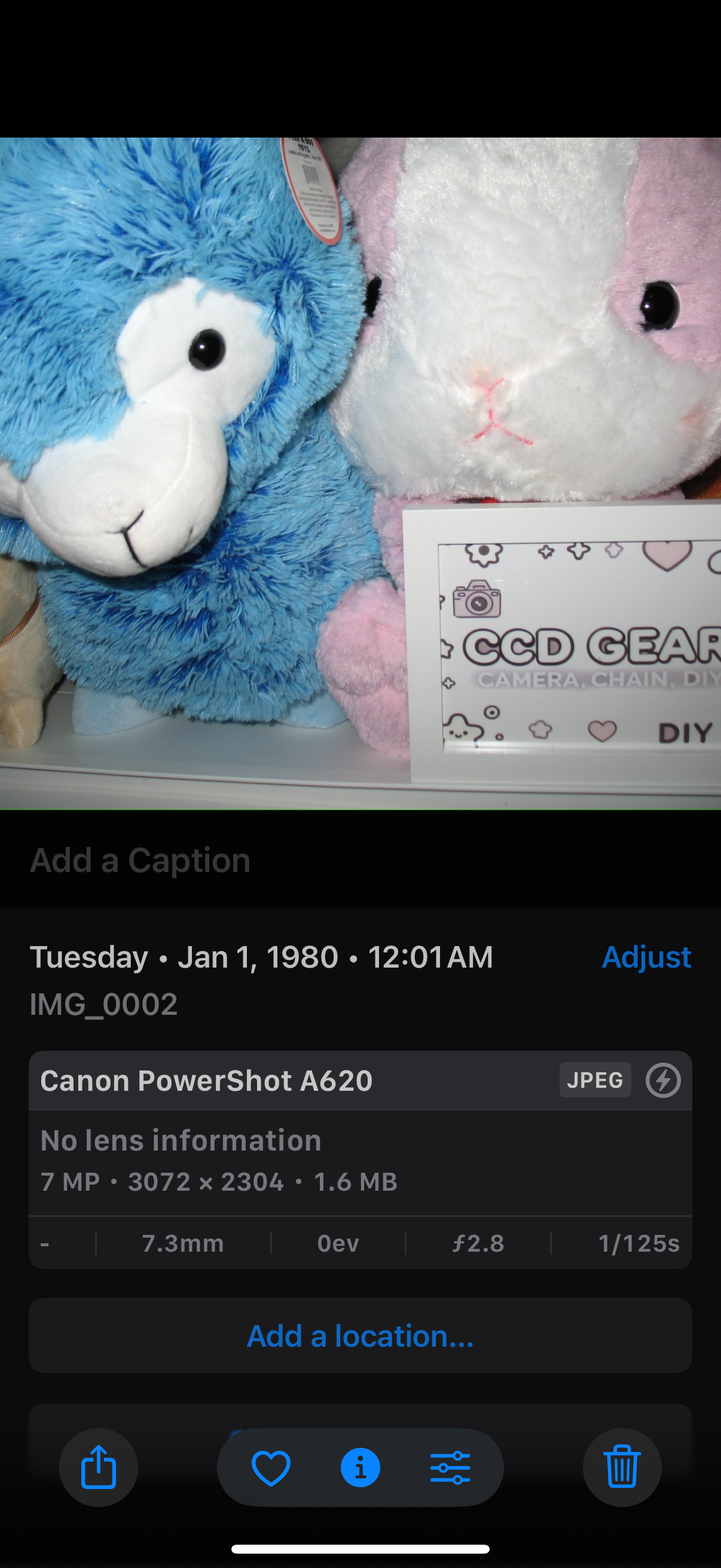 CANON A620 powershot