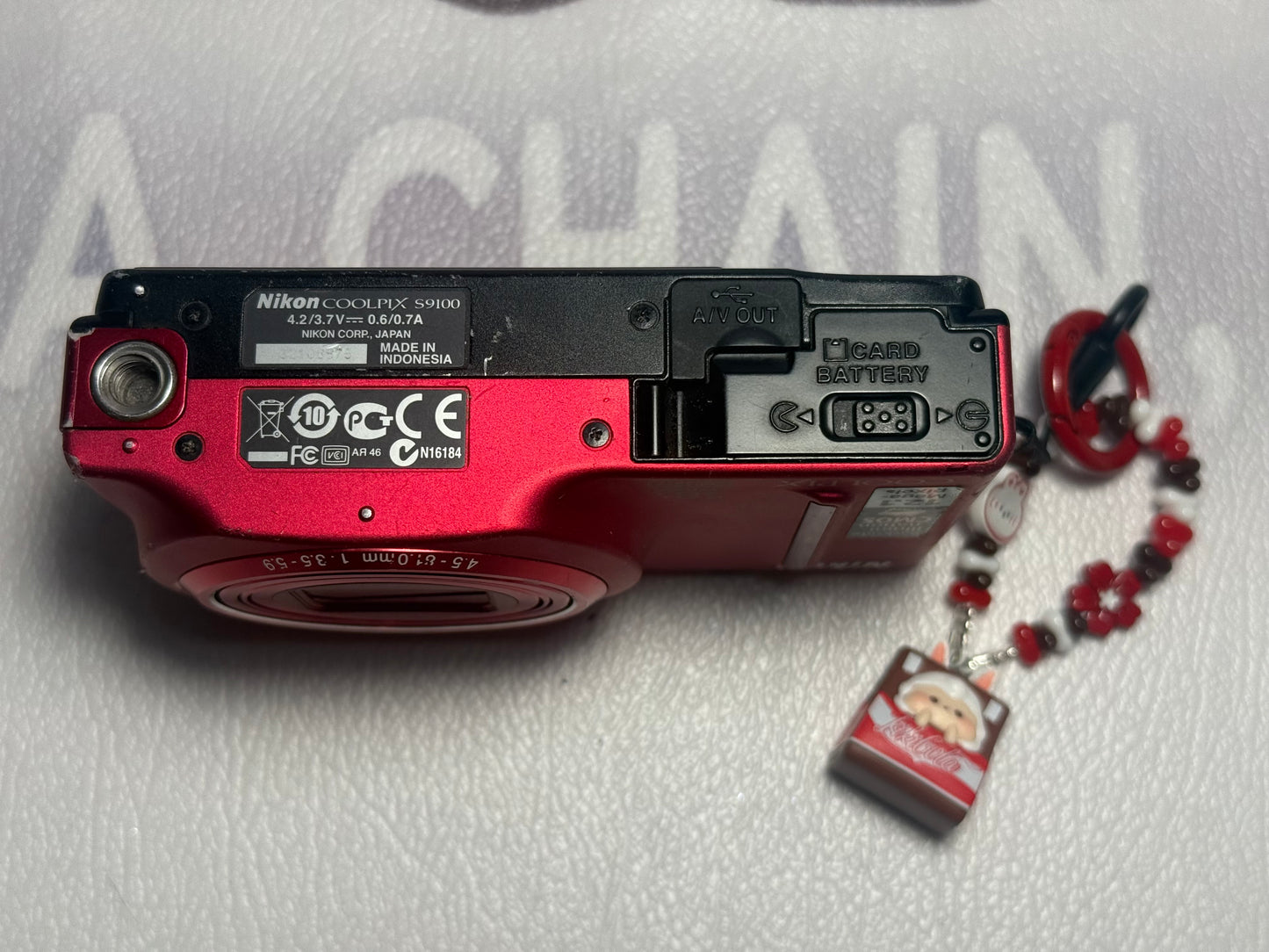 Nikon COOLPIX S9100 red 12.1MP 18x Optical Zoom Digital Camera