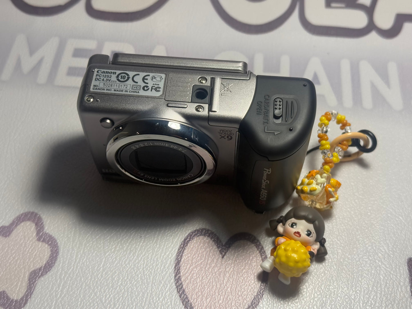 Canon PowerShot A650 IS 12MP Compact Digital Camera Flip Screen!