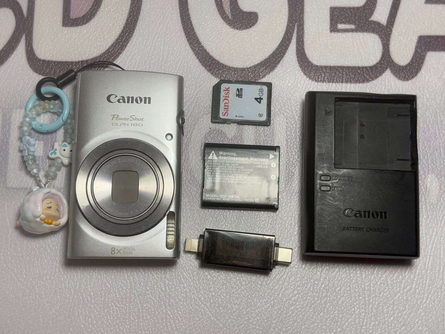 Canon PowerShot ELPH 180 20 MP 8x Zoom Digital Camera Silver