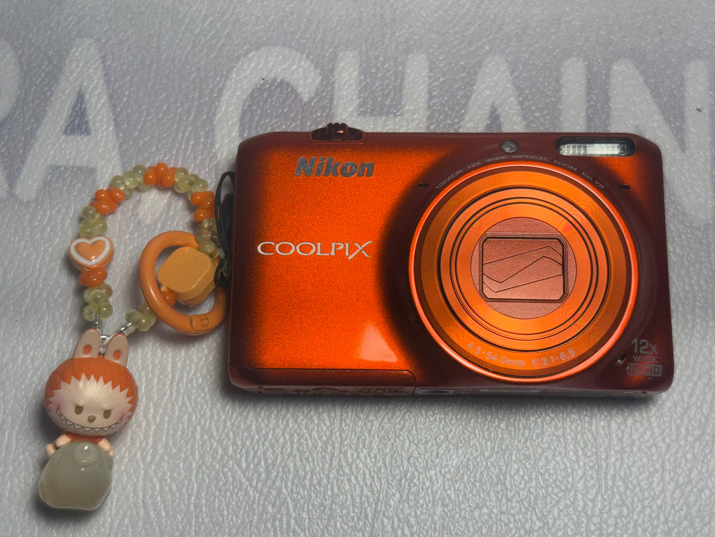 Nikon Coolpix S6500 16MP 12X Zoom Digital Camera Complete ORANGE