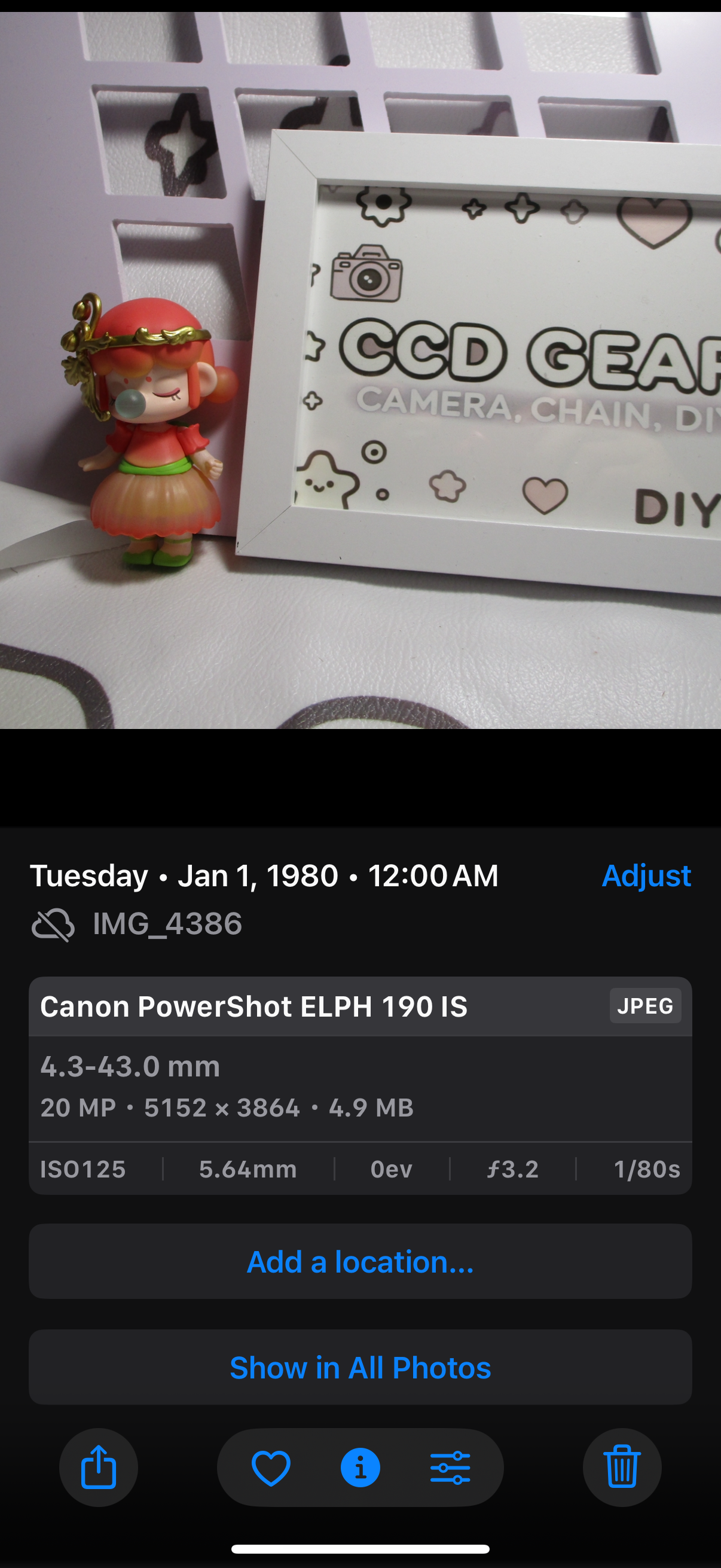 Canon PowerShot ELPH 190 IS(IXUS180)