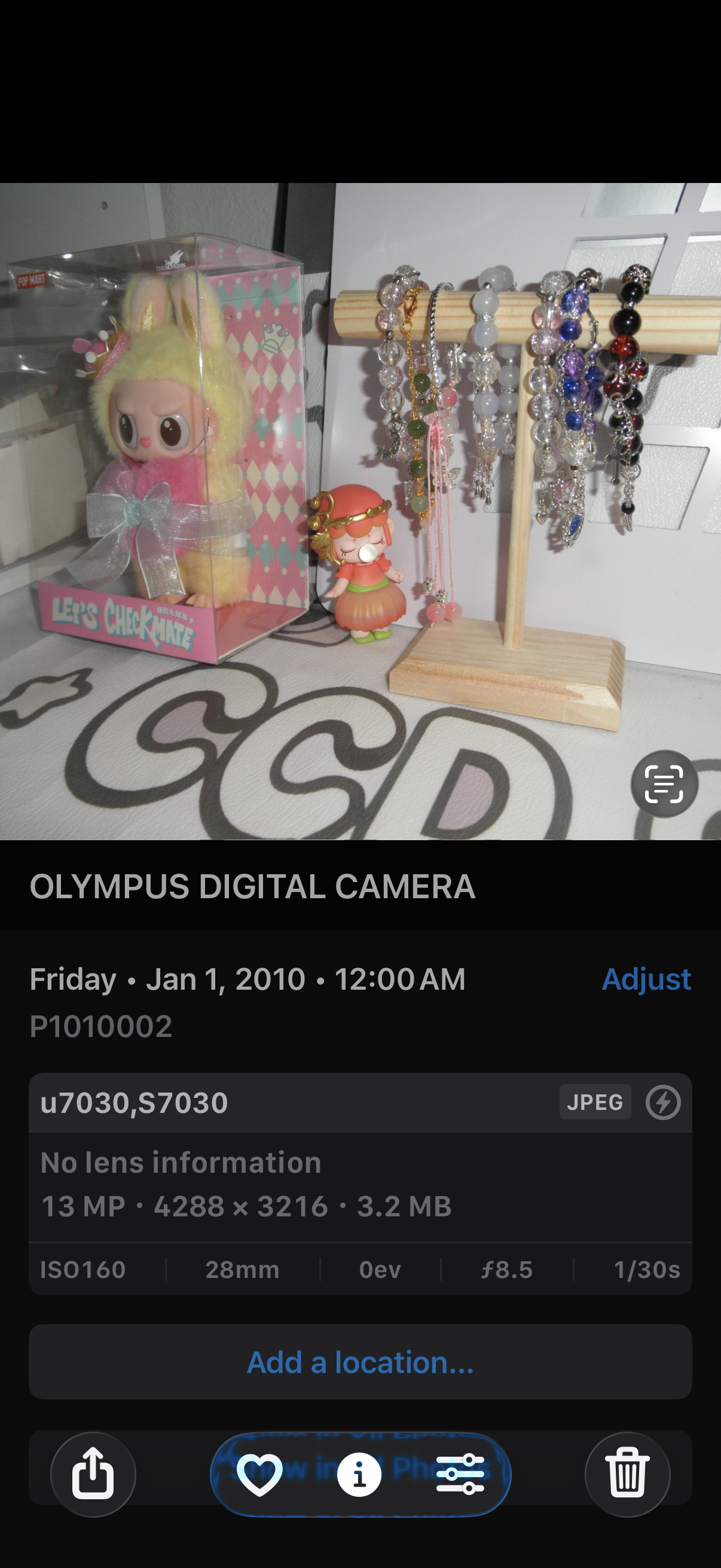 Olympus Stylus 7030 Digital Camera, 14MP, 7X Wide Zoom - Pink