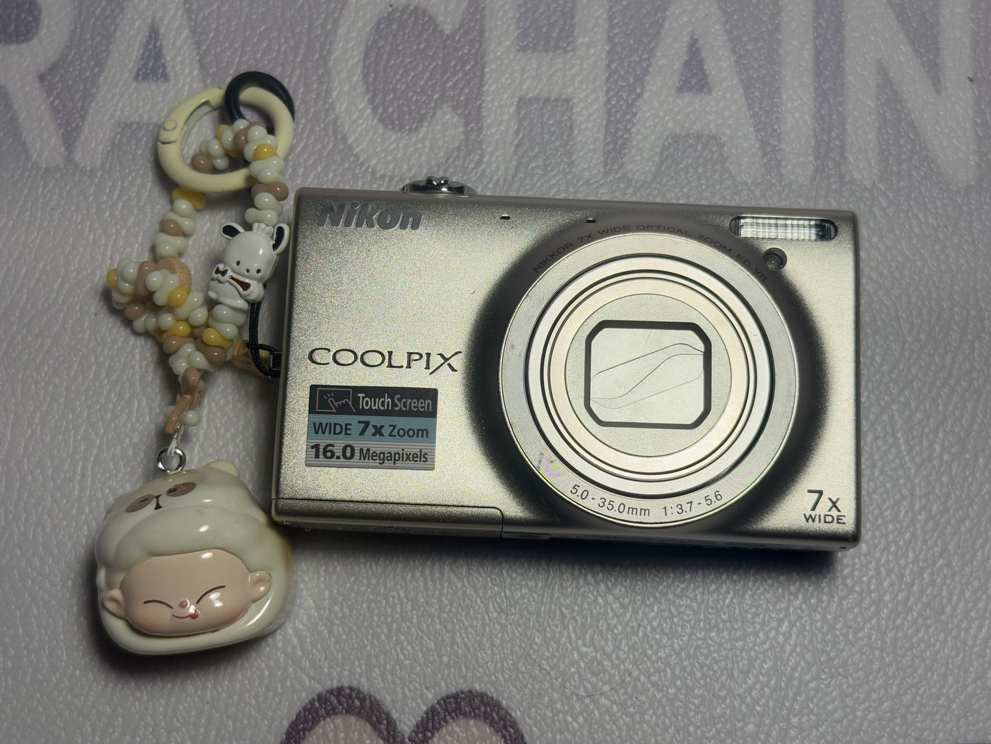 Nikon COOLPIX S6100 Digital Camera SILVER 16.0MP - 7x / HD