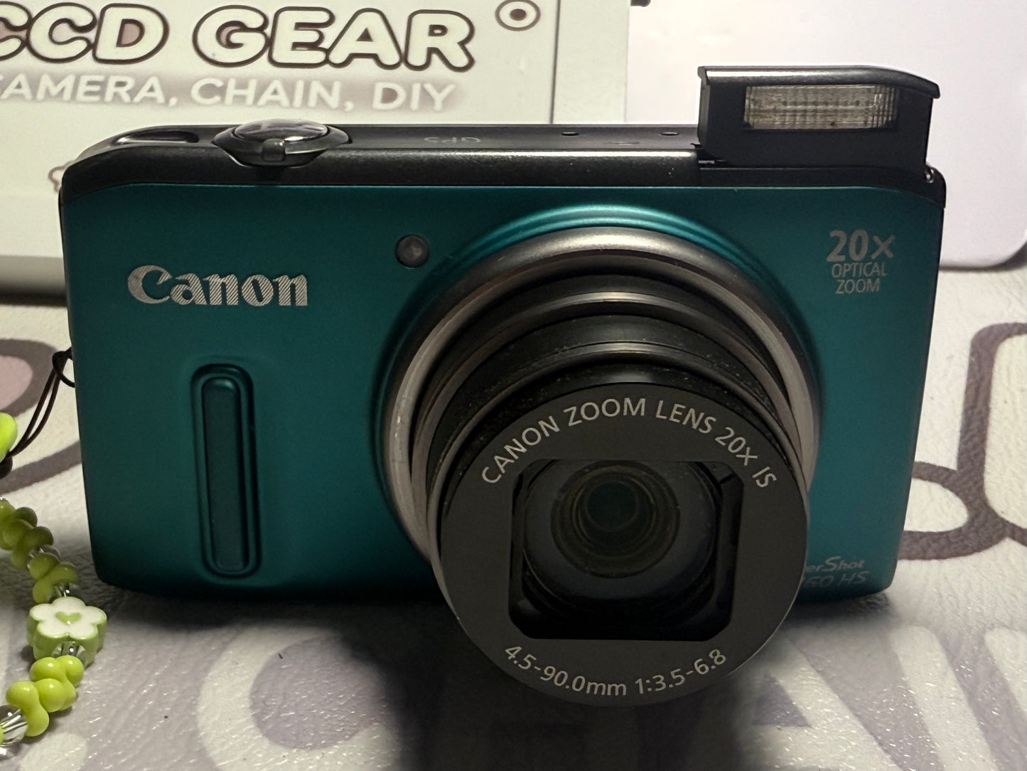 Canon PowerShot SX260 HS 12.1MP Digital Camera Blue Green