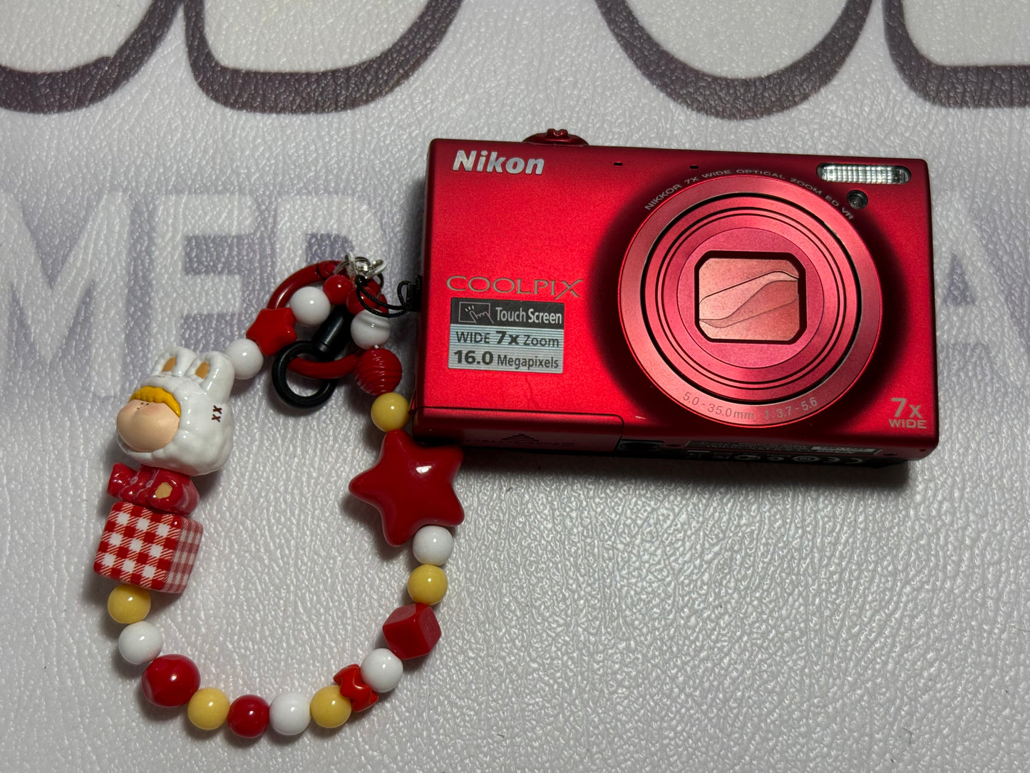 Nikon COOLPIX S6100 RED16MP Compact Digital Camera 7x Zoom