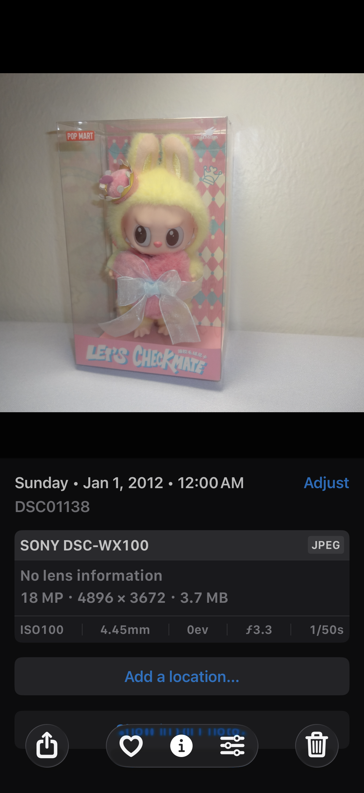 Sony Cyber-Shot DSC-WX100 Digital Camera 18.2 MP 10x Optical Zoom Pink