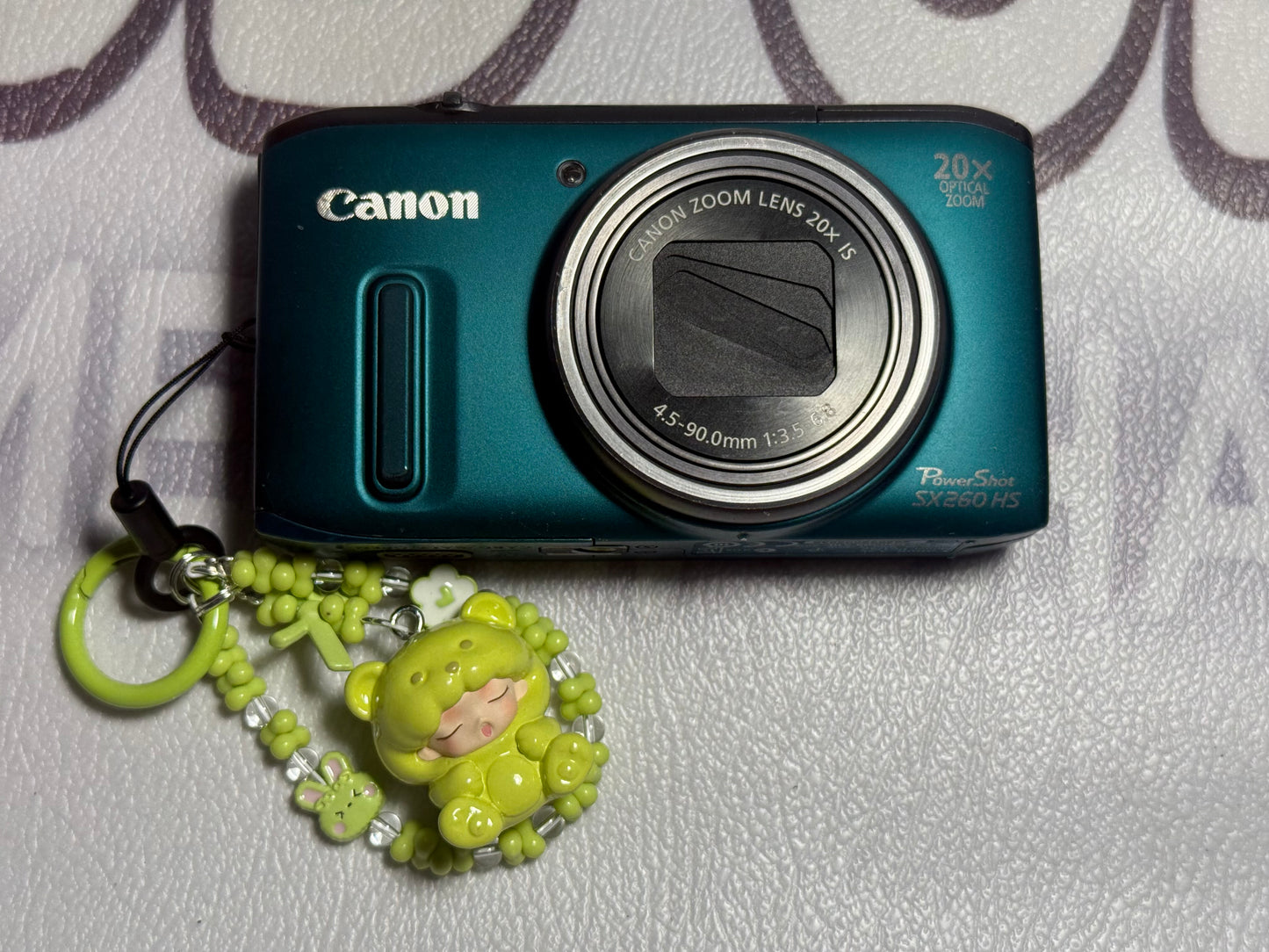 Canon PowerShot SX260 HS 12.1MP Digital Camera Blue Green