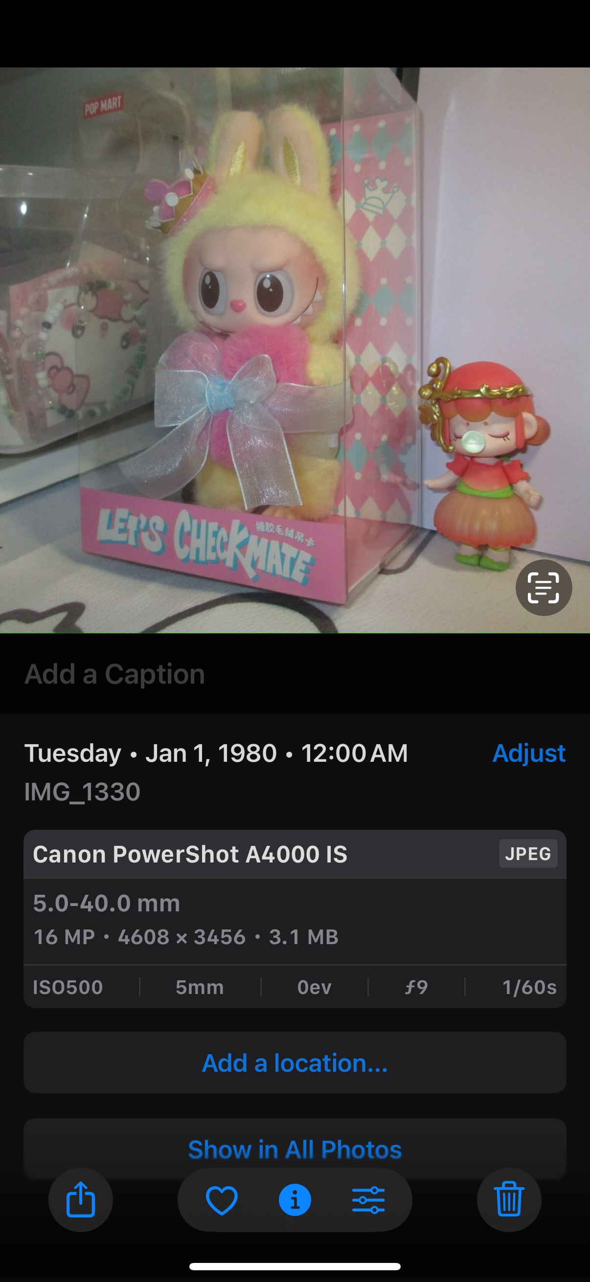 Canon PowerShot A4000 IS HD 16.0MP Digital Camera - Black