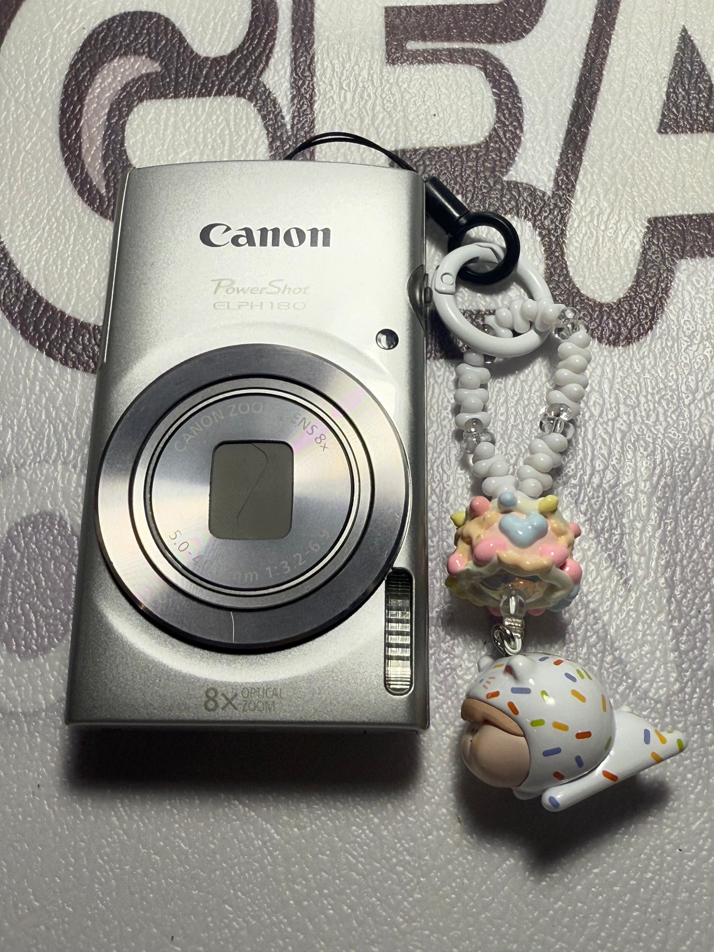 Canon PowerShot ELPH 180 20 MP 8x Zoom Digital Camera Silver
