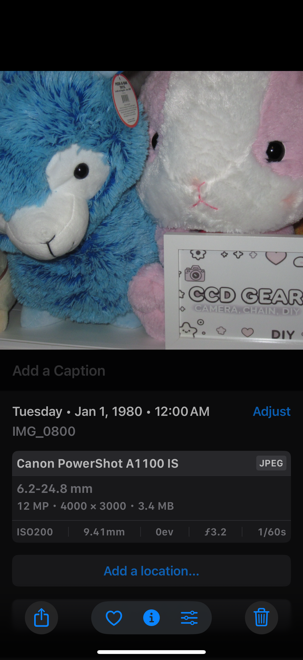 Canon PowerShot A1100 IS 12.1MP Digital Camera- Silver