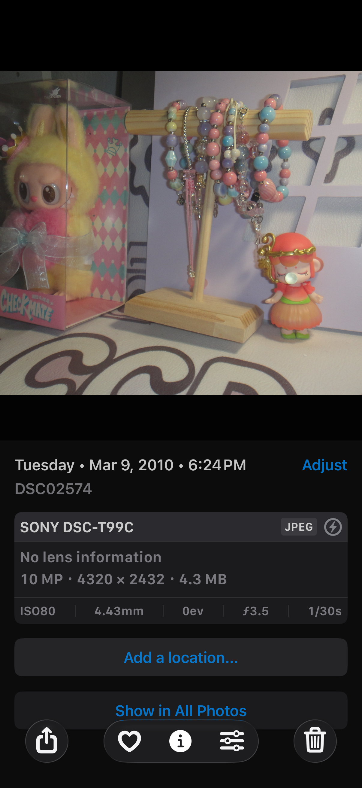 SONY DSC-T99 Digital Camera Cyber Shot Pink