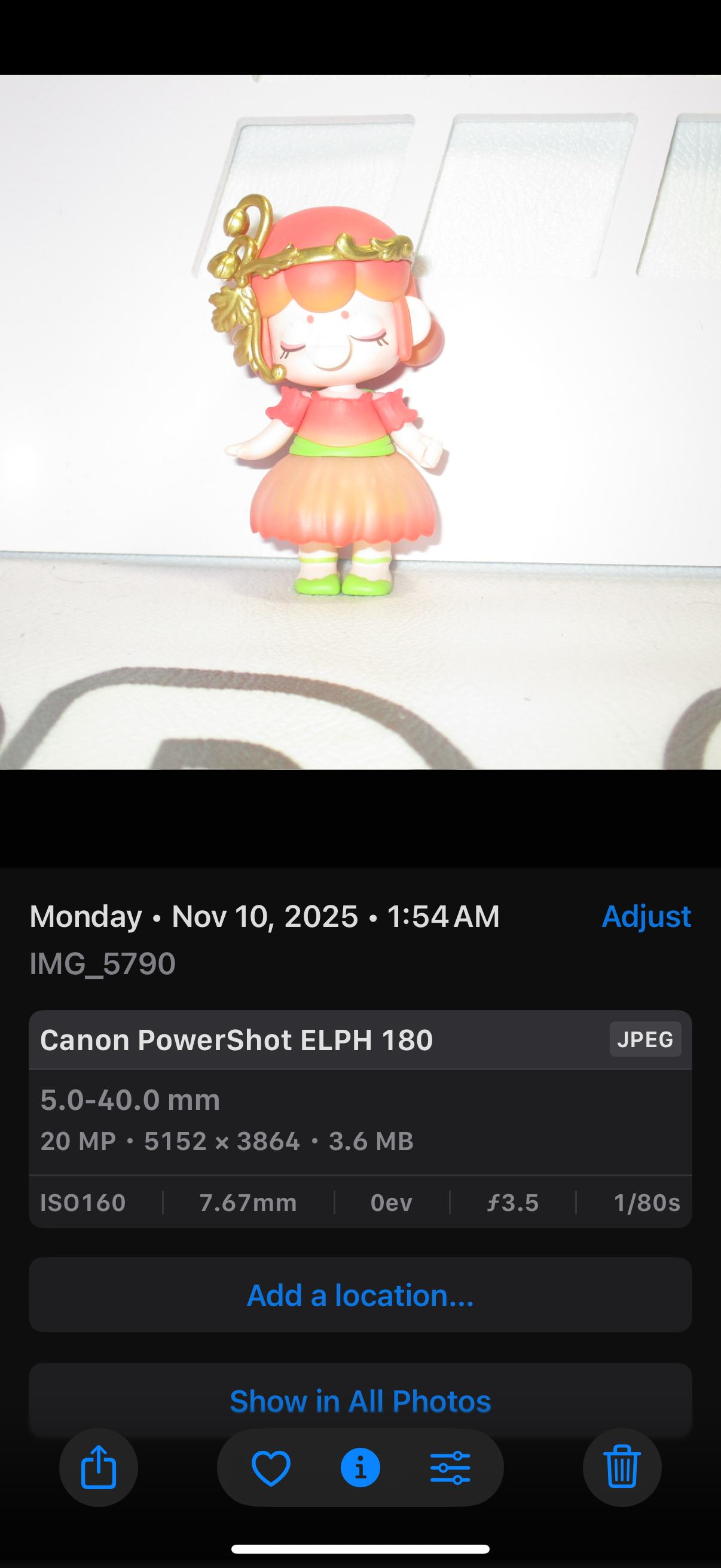 Canon PowerShot ELPH 180 20 MP 8x Zoom Digital Camera Silver