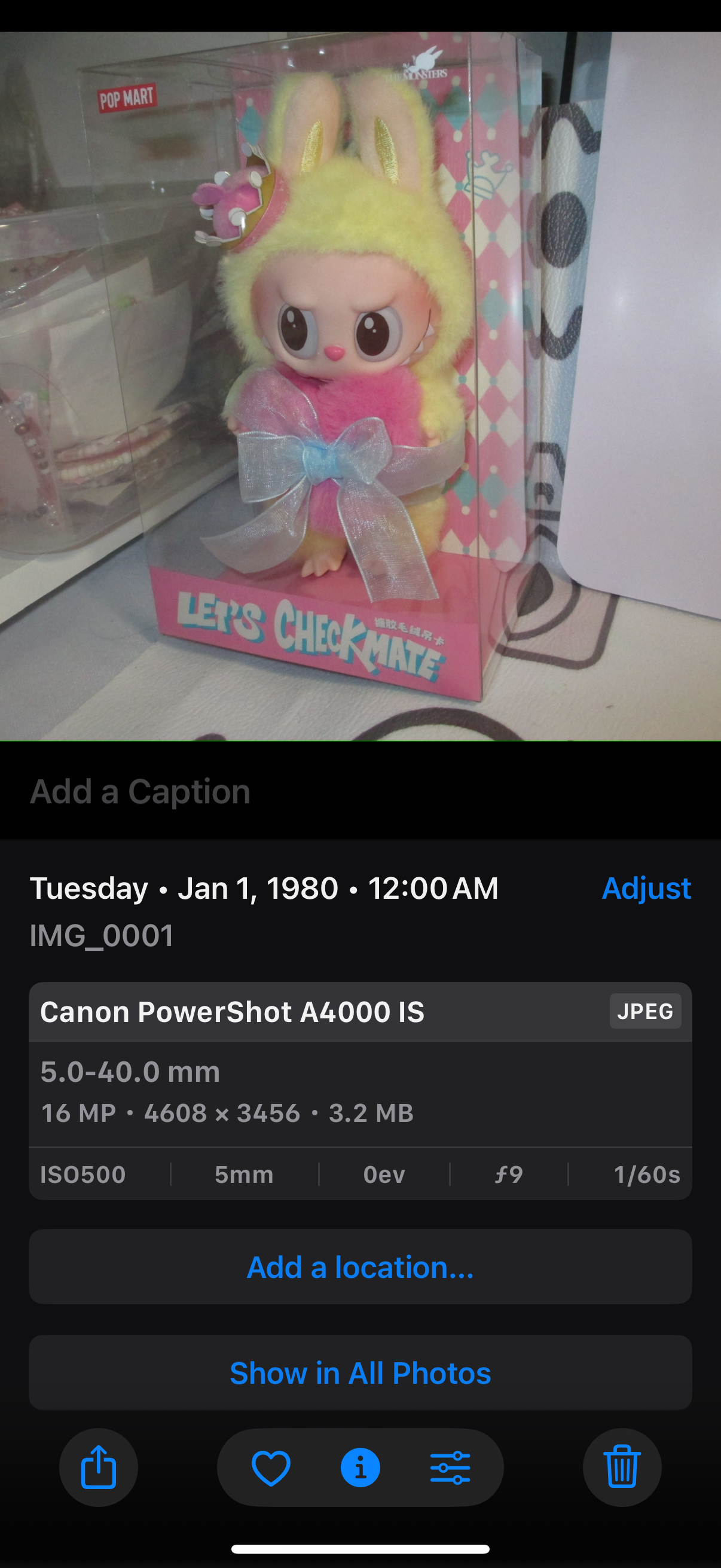 Canon PowerShot A4000 IS HD 16.0MP Digital Camera - Black