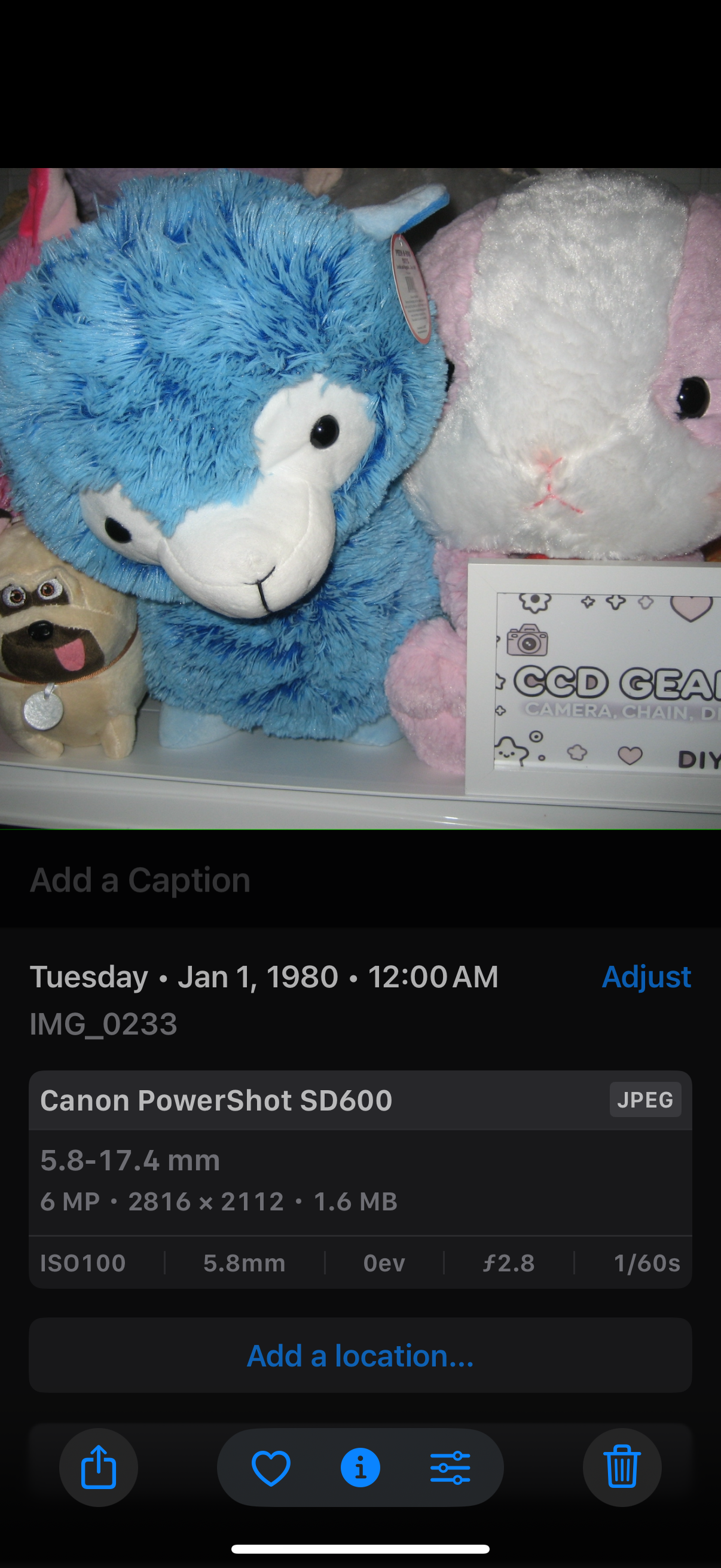 Canon PowerShot SD600 (IXUS 60)Digital Camera