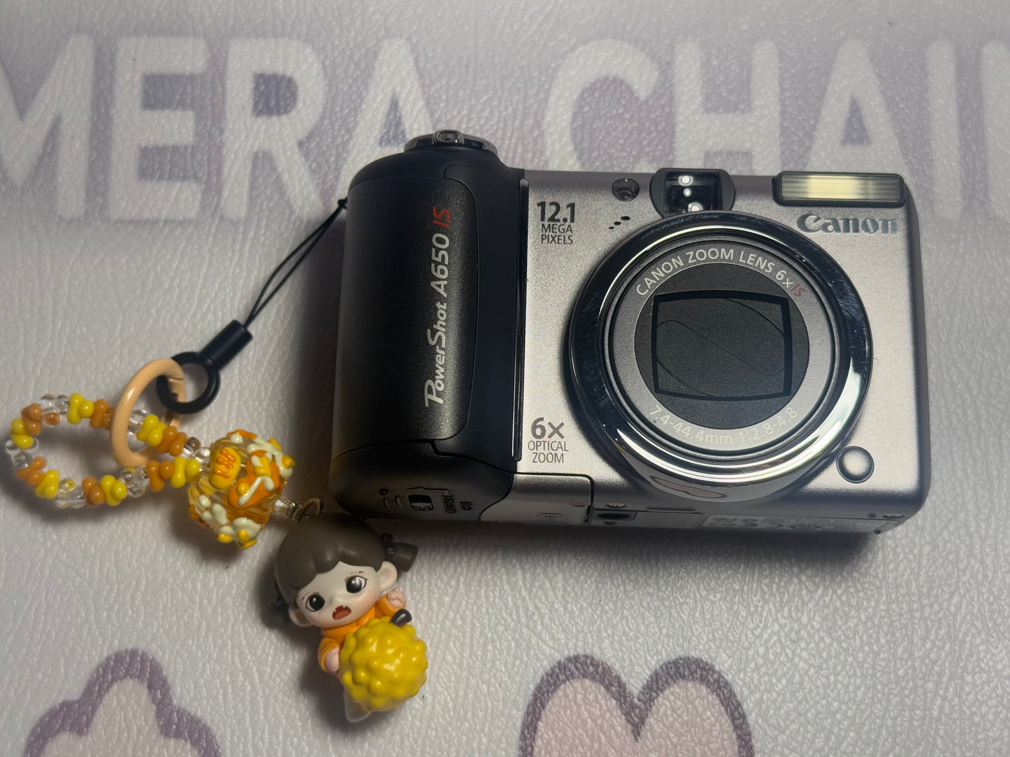 Canon PowerShot A650 IS 12MP Compact Digital Camera Flip Screen!