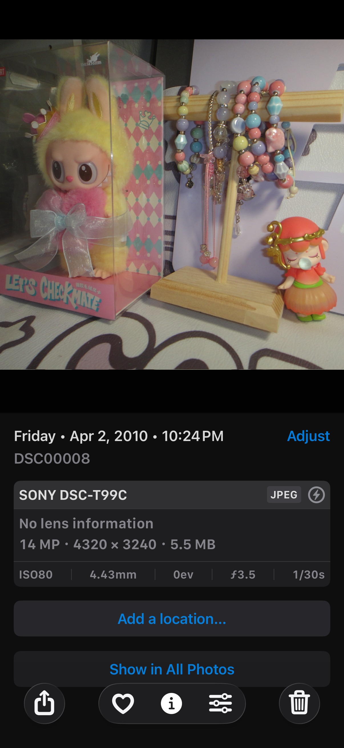 SONY DSC-T99 Digital Camera Cyber Shot Pink