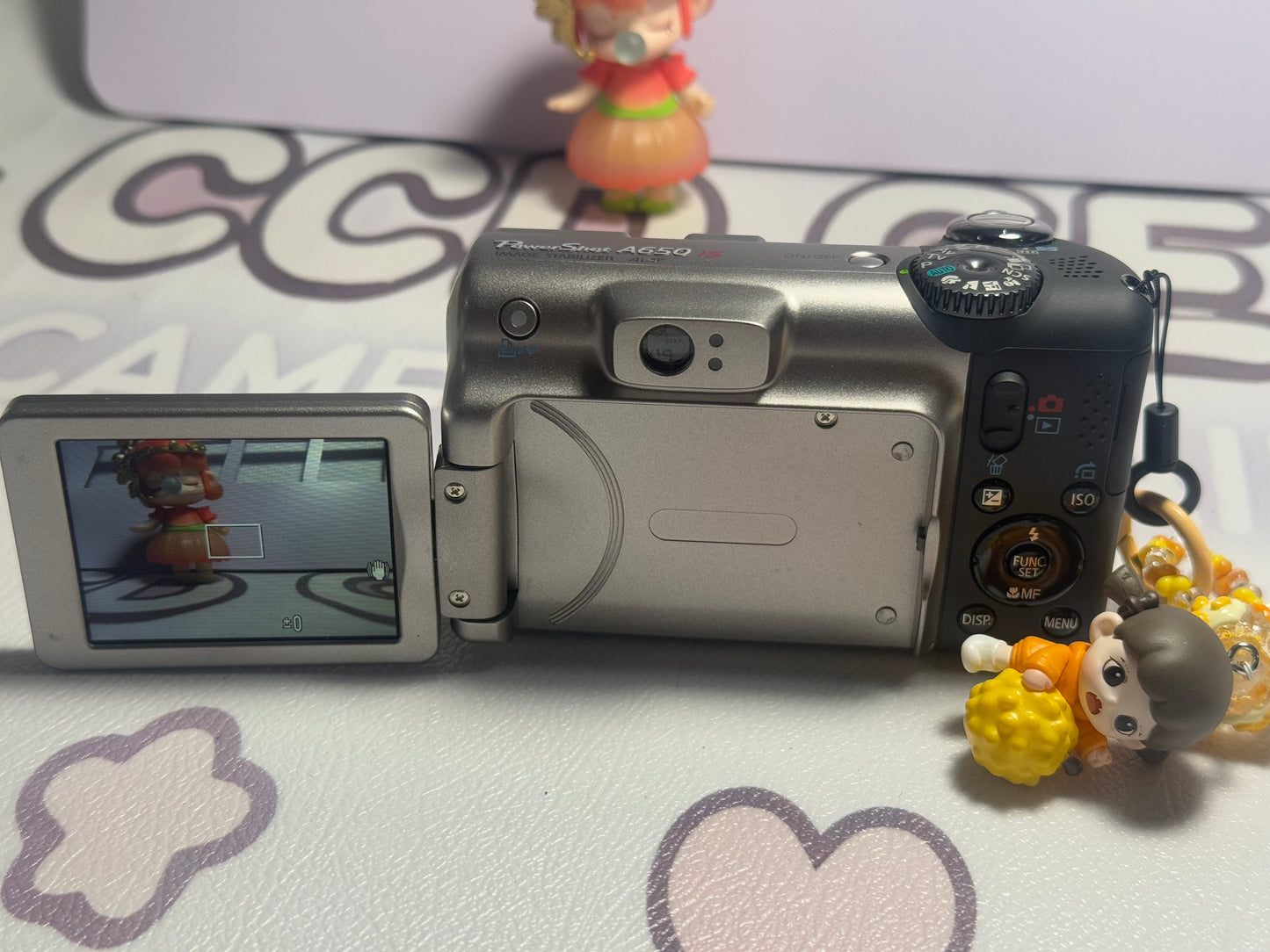 Canon PowerShot A650 IS 12MP Compact Digital Camera Flip Screen!