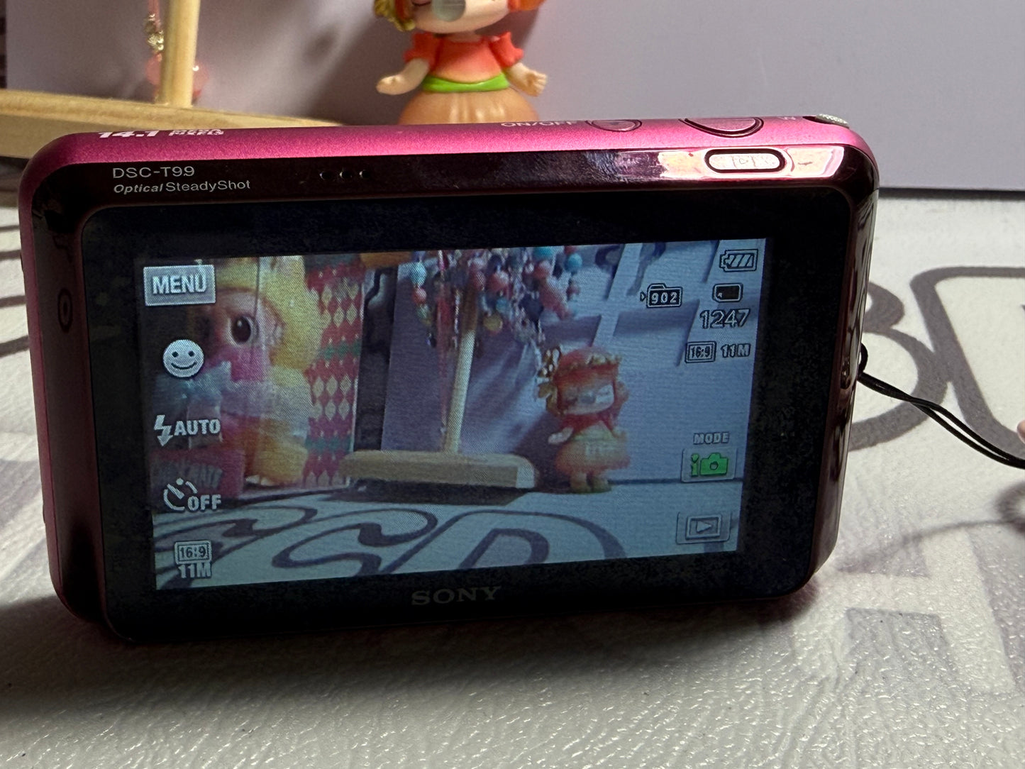 SONY DSC-T99 Digital Camera Cyber Shot Pink