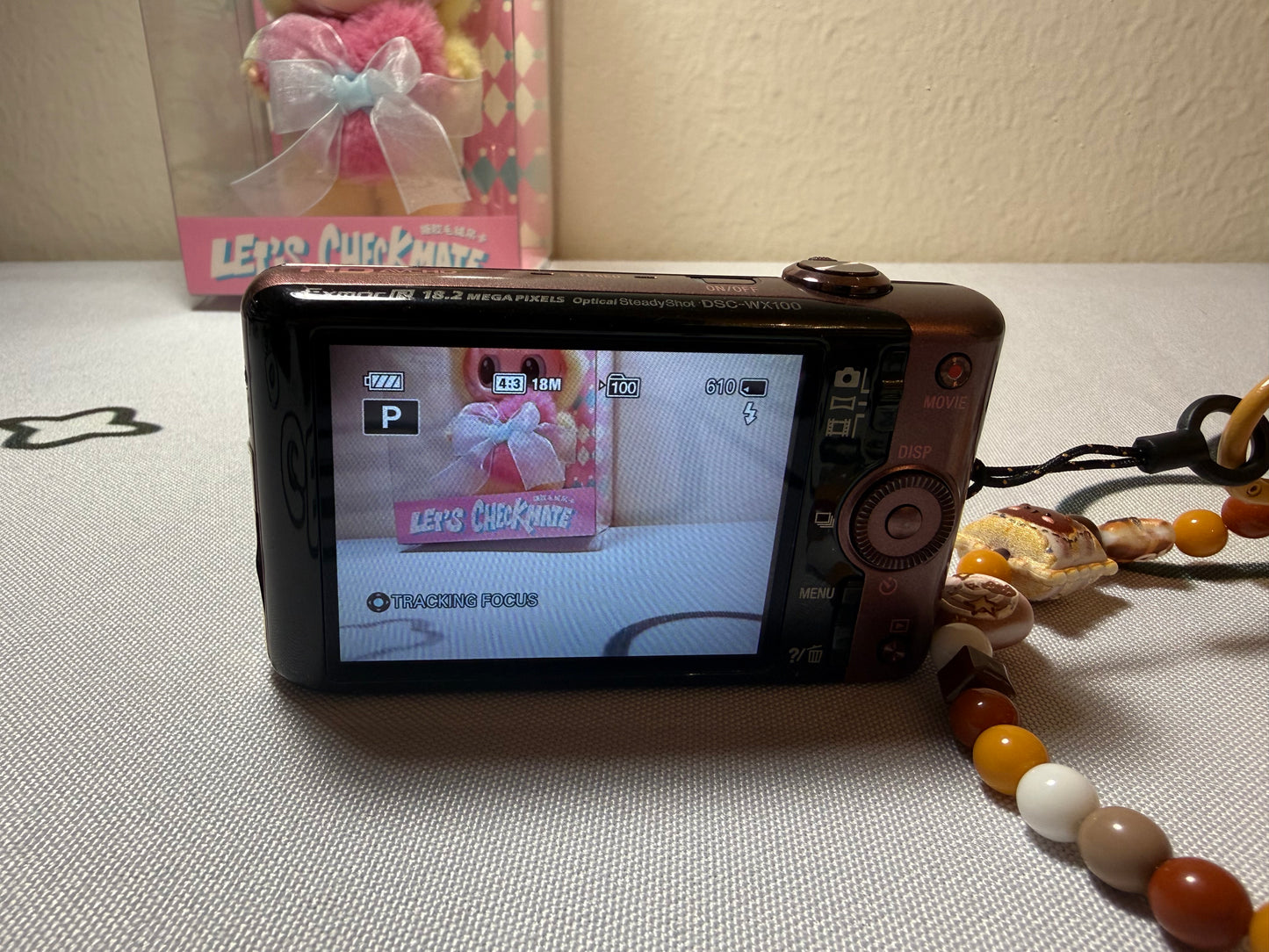 Sony Cyber-Shot DSC-WX100 Digital Camera 18.2 MP 10x Optical Zoom Brown