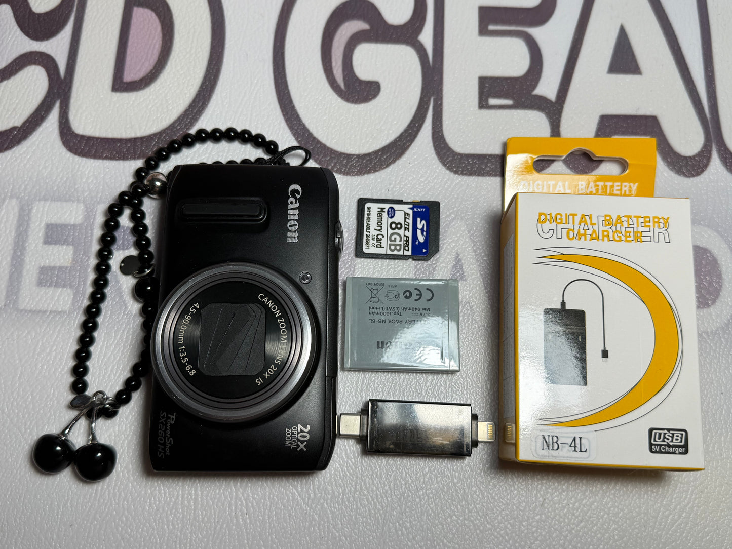 Canon PowerShot SX260 HS 12.1MP Digital Camera Black
