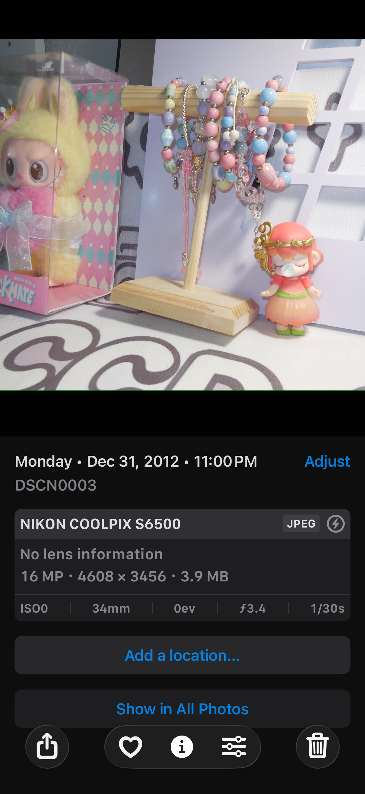 Nikon Coolpix S6500 16MP 12X Zoom Digital Camera Complete Red