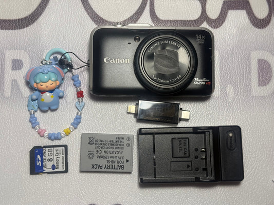 Canon PowerShot SX230 HS Digital Camera 12.1MP 14x Optical Zoom Auto Focus Black