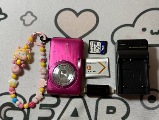 Sony Cybershot DSC-W310 12.1MP Camera Pink
