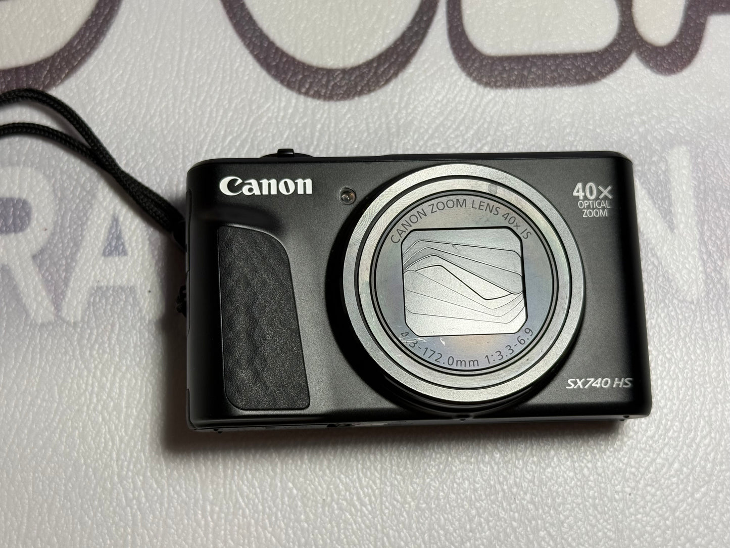 Canon PowerShot SX740 HS Zoom Lens 40x 20.30MP Black Compact Digital Camera