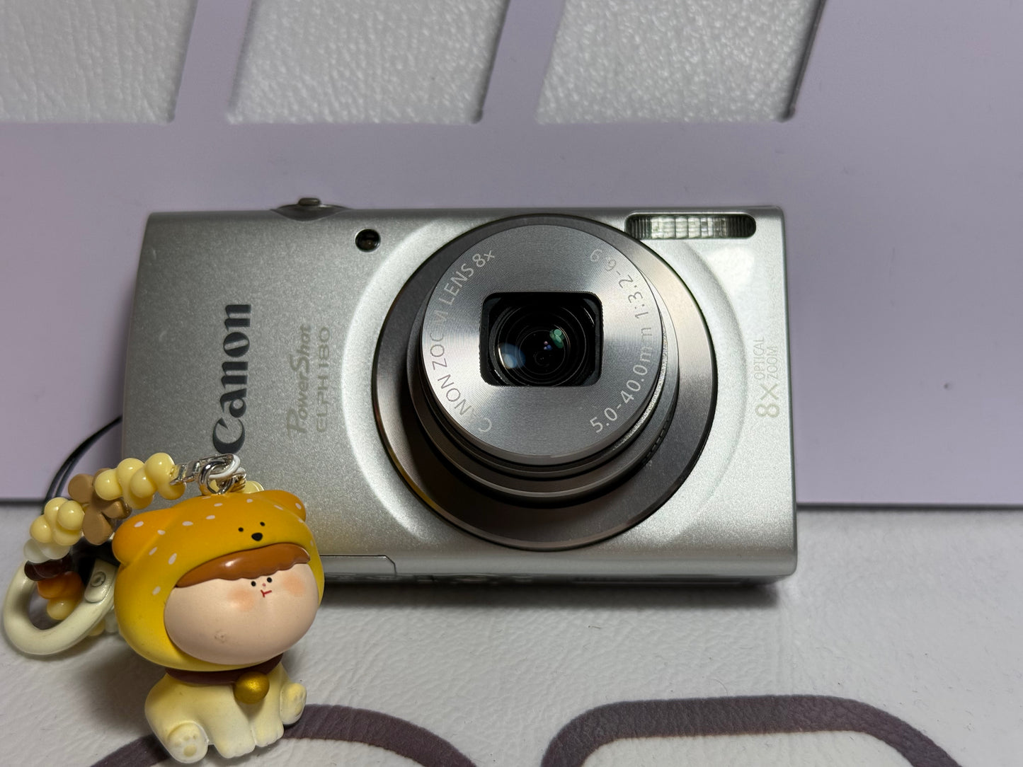 Canon PowerShot ELPH 180 20 MP 8x Zoom Digital Camera Silver