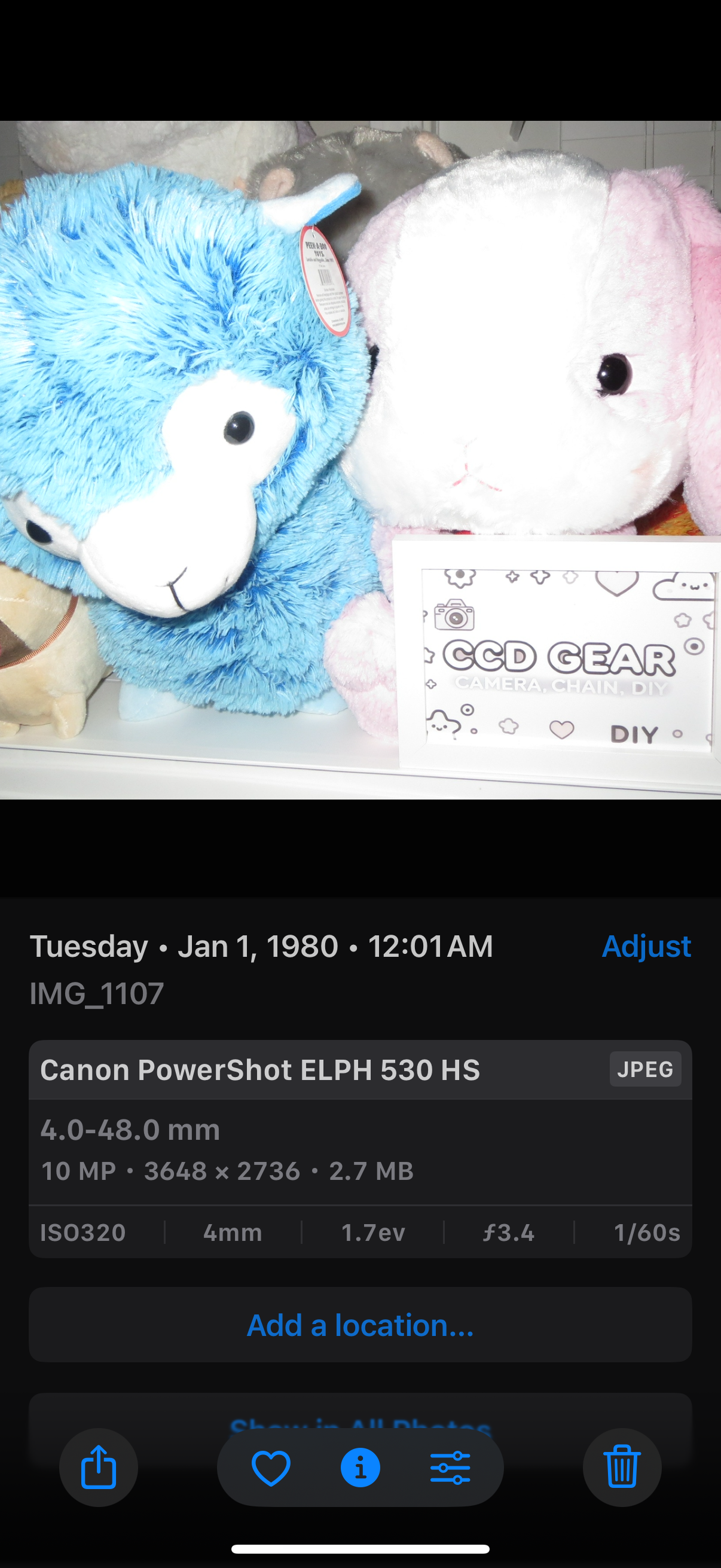 Canon PowerShot ELPH 530 HS （IXUS 510） Digital Camera—WHITE
