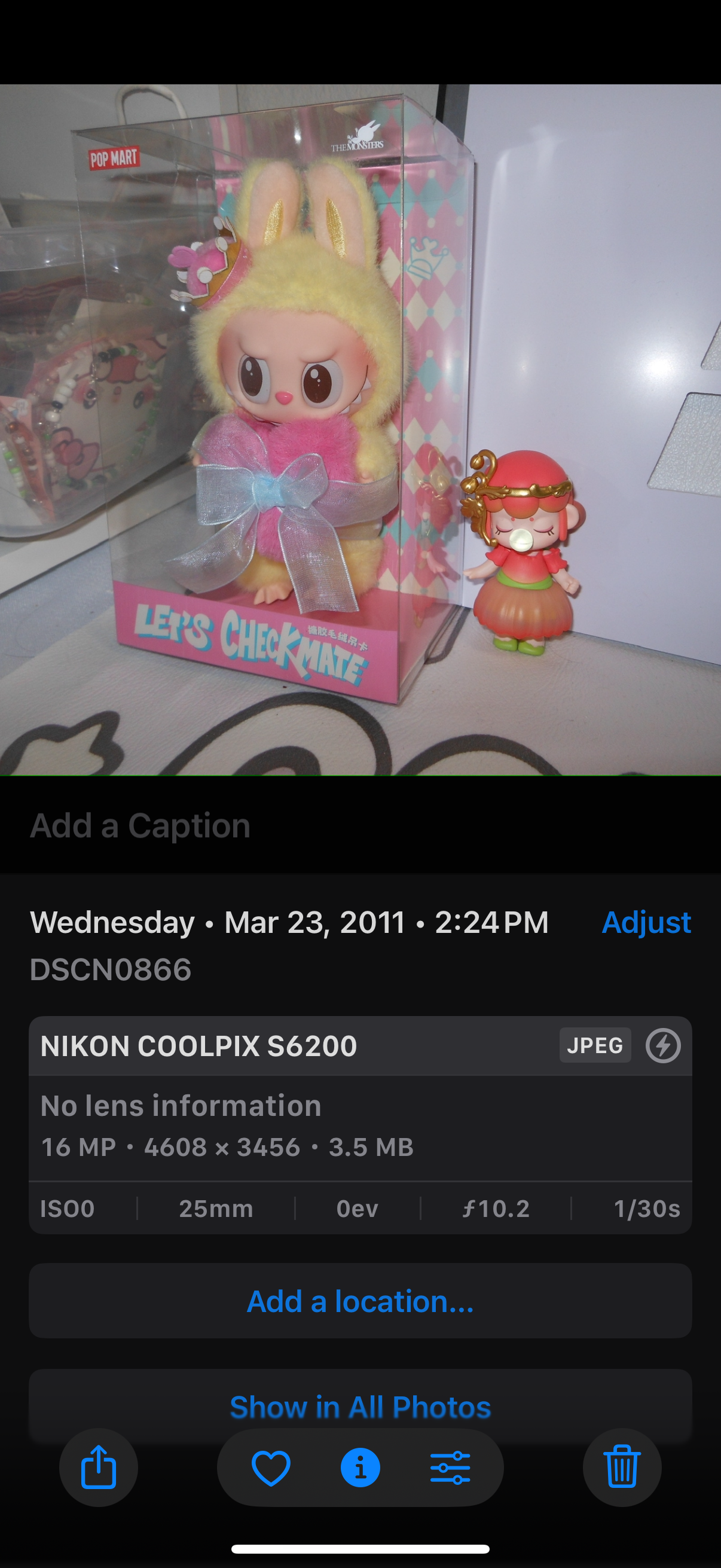 Nikon Coolpix S6200 BLACK Digital Camera 16MP, 10X Optical Zoom