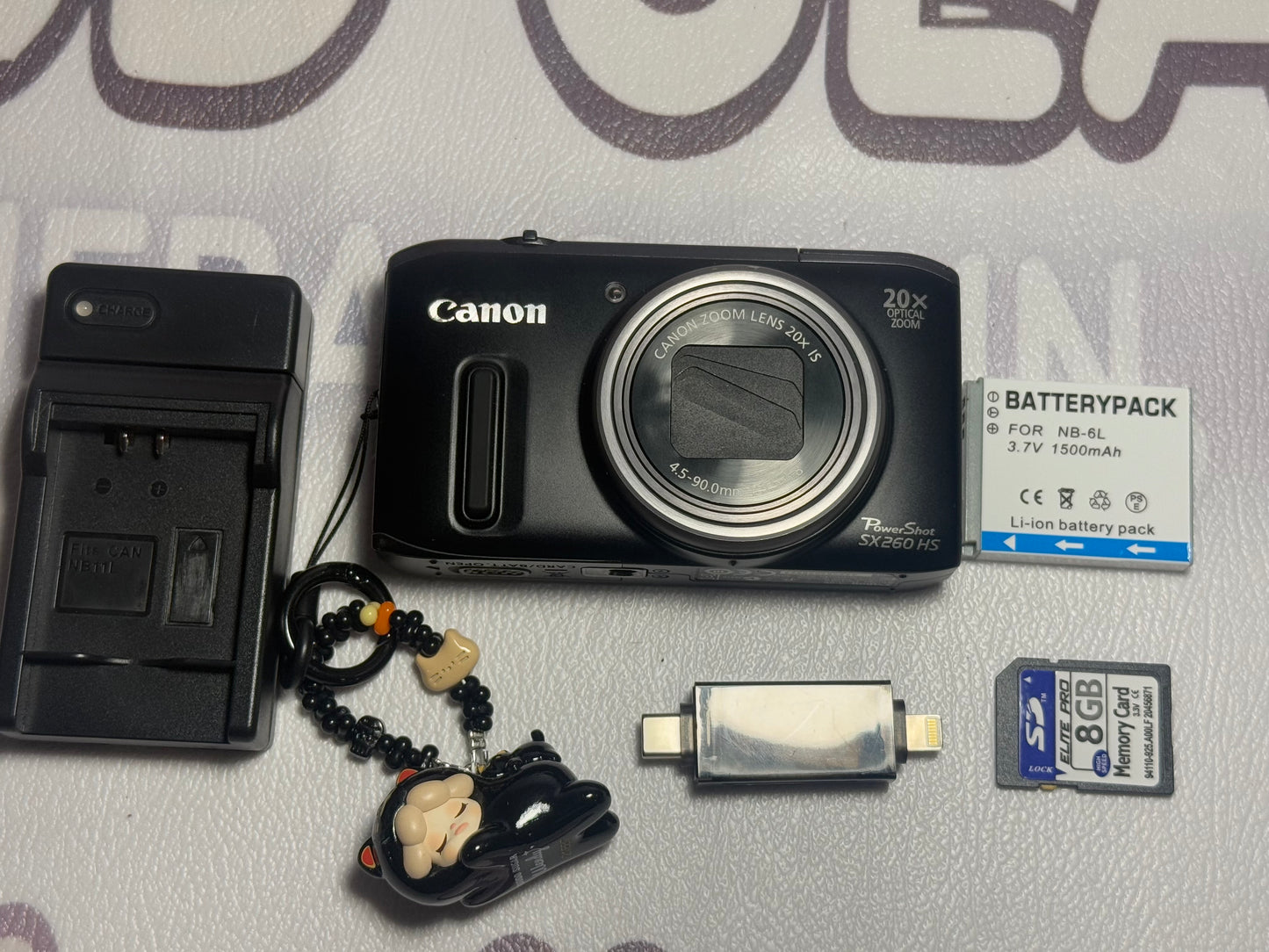 Canon PowerShot SX260 HS 12.1MP Digital Camera Black