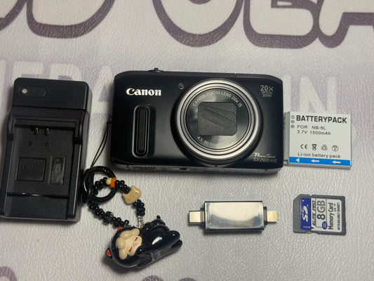 Canon PowerShot SX260 HS 12.1MP Digital Camera Black