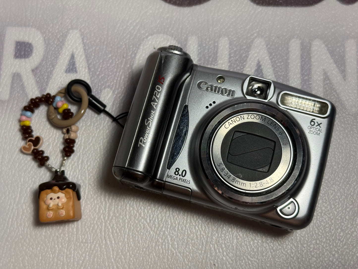 Canon Powershot A720 IS 8.0MP 6X Zoom Digital Camera - Silver