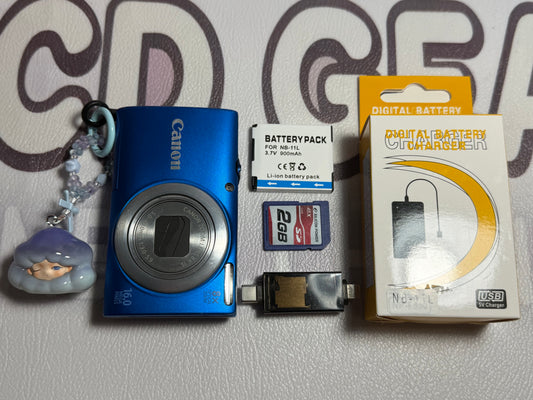 Canon PowerShot A4000 IS HD 16.0MP Digital Camera - Blue