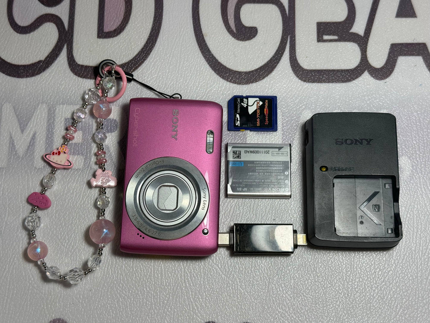 Sony Cyber Shot DSC-W670 16.1MP Digital Camera Built-in Flash - PINK