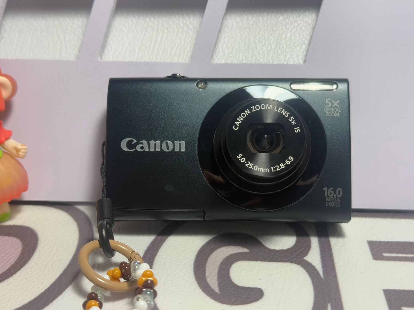 CANON PowerShot A3400 IS HD Digital Camera 5X Optical Zoom 16.0 MP Black