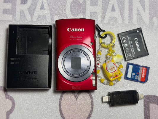 Canon PowerShot ELPH 160 （IXUS170）Digital Camera Digicam 8x Optical Zoom