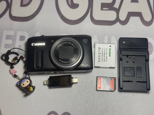 Canon PowerShot SX260 HS 12.1MP Digital Camera Black