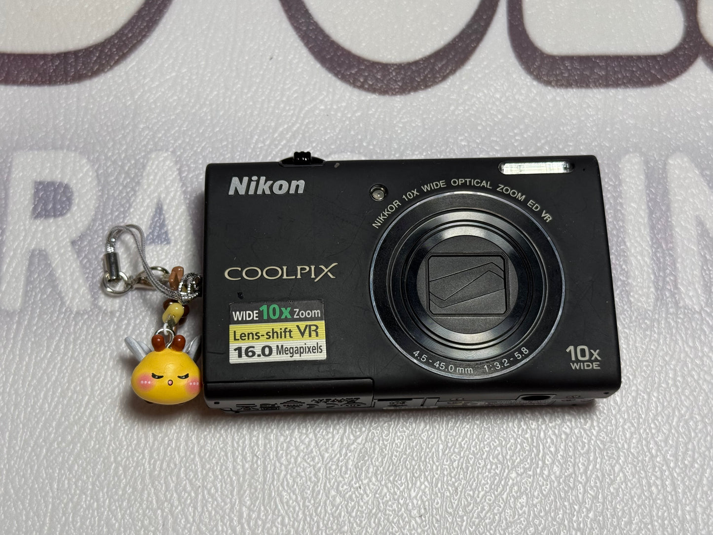 Nikon Coolpix S6200 BLACK Digital Camera 16MP, 10X Optical Zoom