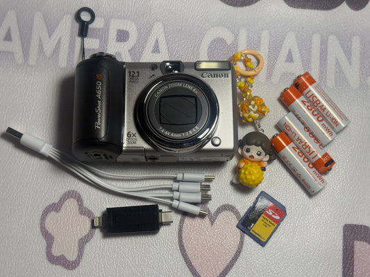 Canon PowerShot A650 IS 12MP Compact Digital Camera Flip Screen！