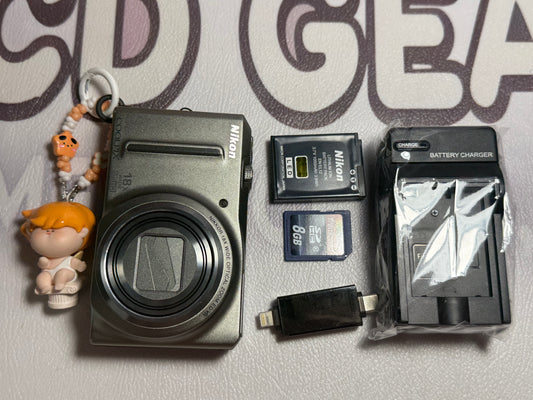 Nikon COOLPIX S9100 Black 12.1MP 18x Optical Zoom Digital Camera