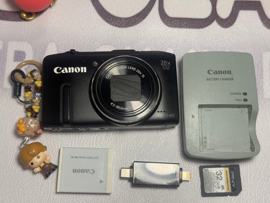 Canon PowerShot SX280 HS 12.1MP Digital Camera Black
