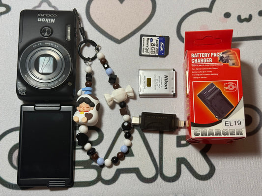 Nikon COOLPIX S6900 16.0MP Digital Camera - Black