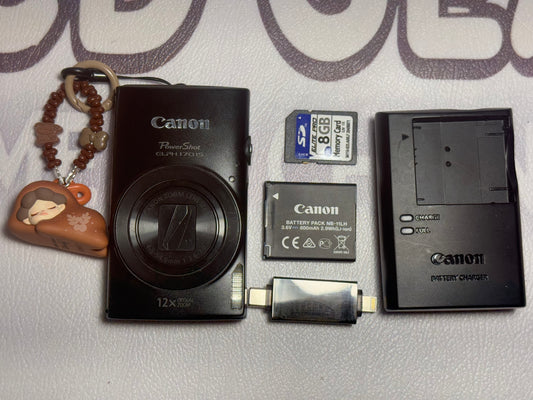 Canon PowerShot ELPH 170 （IXUS170）Digital Camera Digicam 8x Optical Zoom