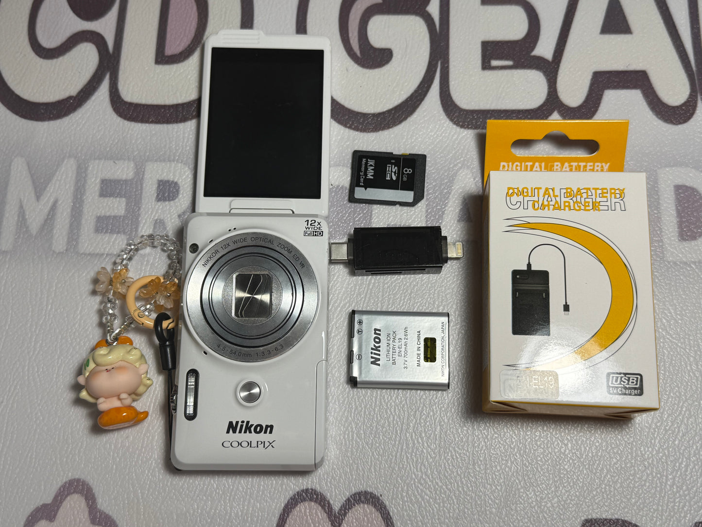 Nikon COOLPIX S6900 16.0MP Digital Camera - White