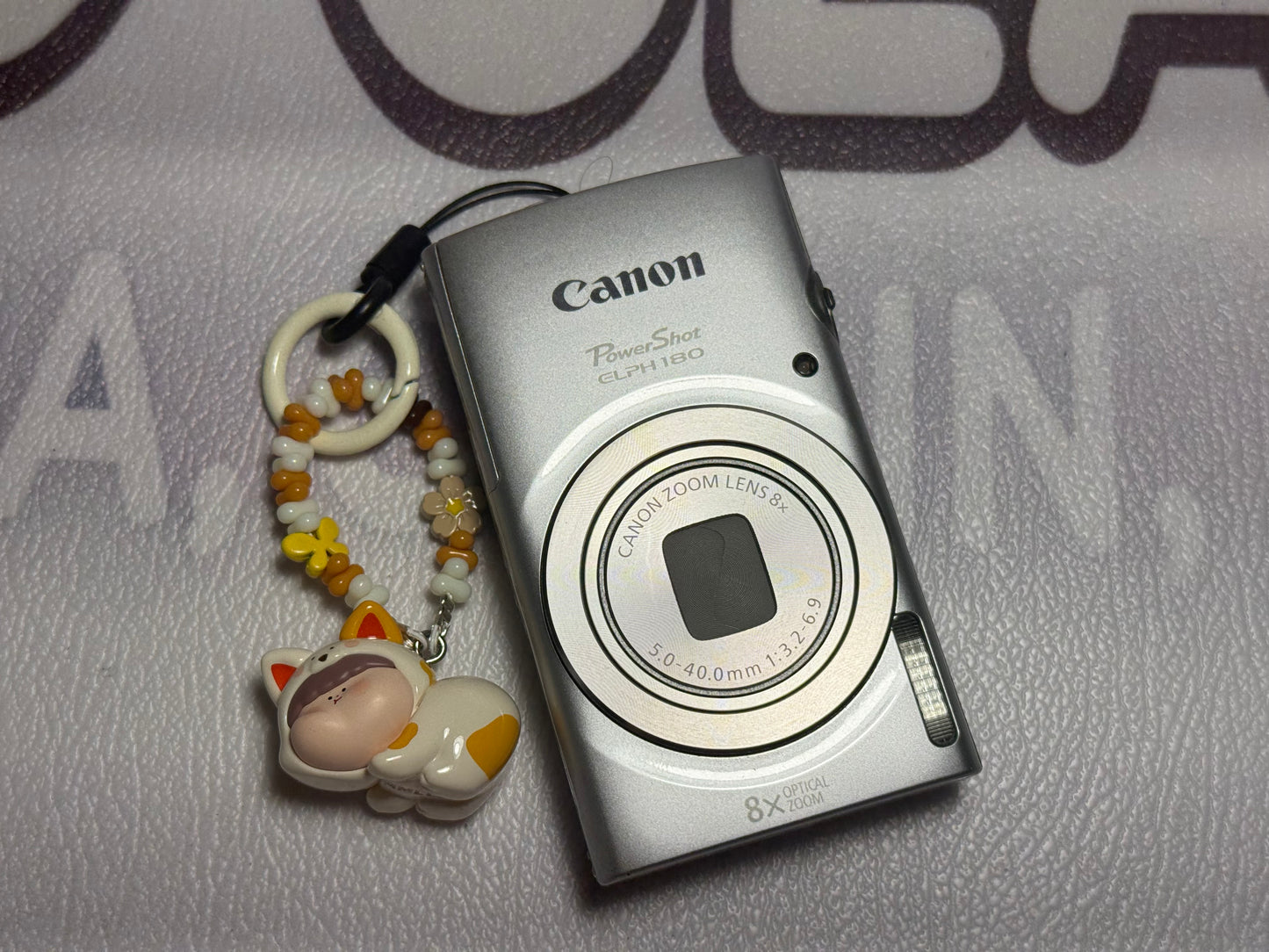 Canon PowerShot ELPH 180 20 MP 8x Zoom Digital Camera Silver
